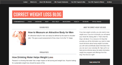 Desktop Screenshot of correct-weight-loss.net